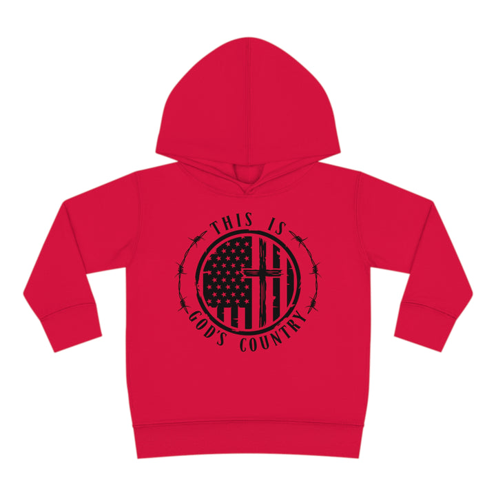 Gods Country - Toddler Pullover Fleece Hoodie