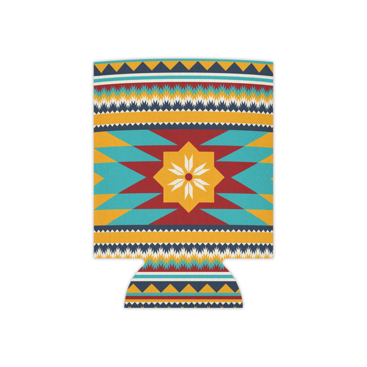Gold Aztec Print - Can Cooler
