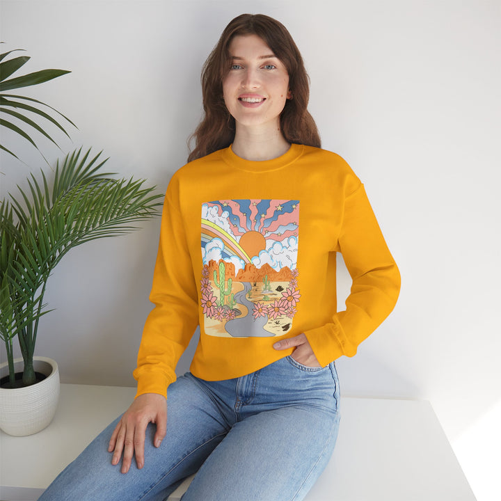 Desert Sunshine - Unisex Heavy Blend™ Crewneck Sweatshirt