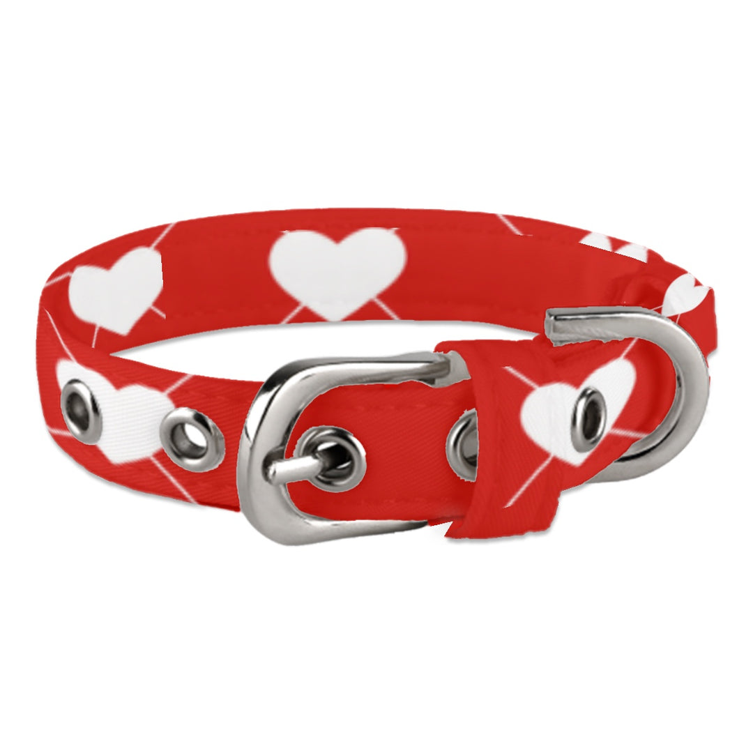 White Heart Diamond -  Collar