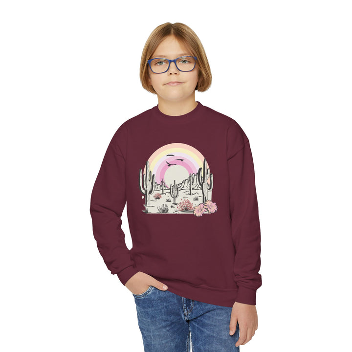 Desert Rainbow - Youth Crewneck Sweatshirt