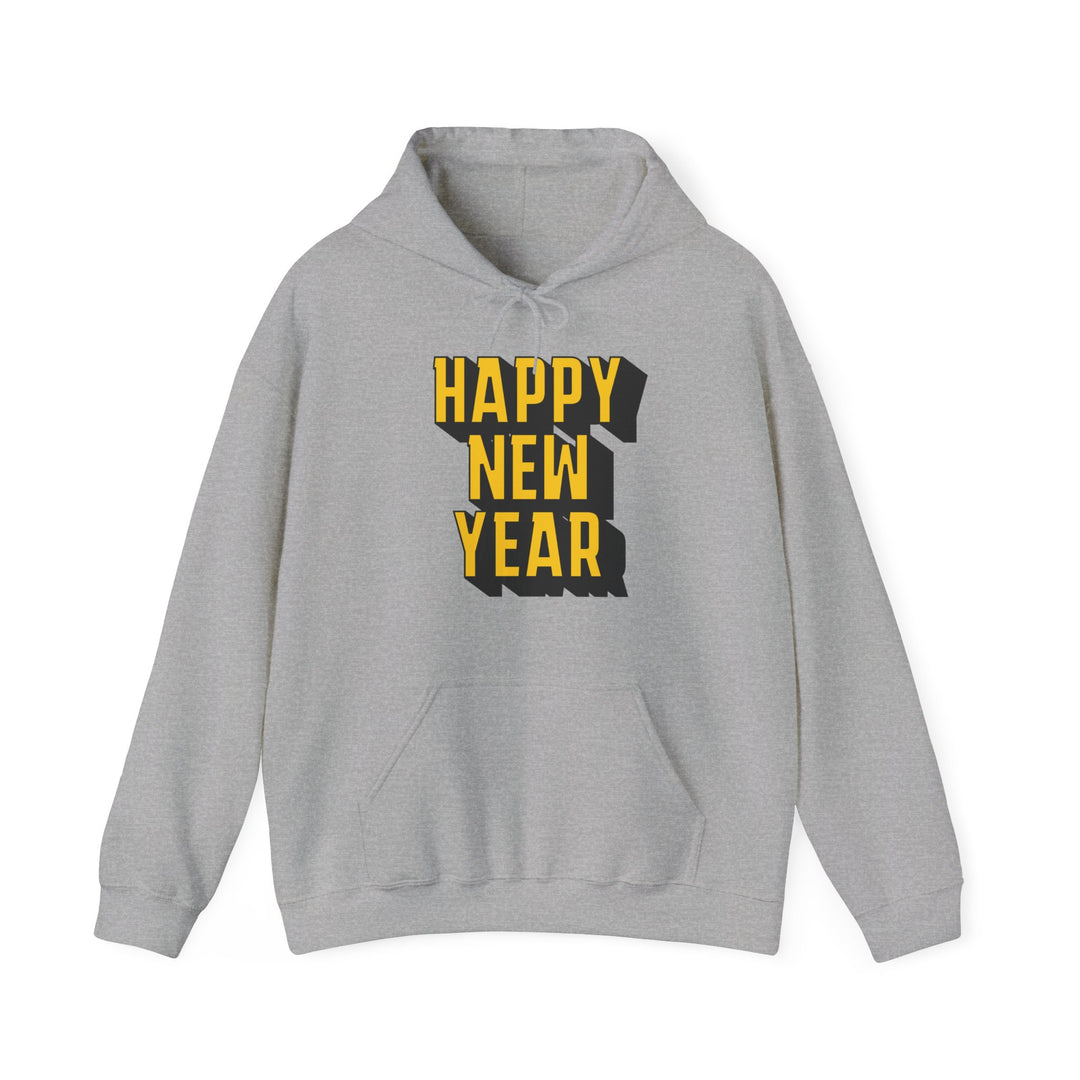 Block Happy New Year - Unisex Heavy Blend™ Hooded Sweatshirt