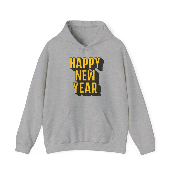 Block Happy New Year - Unisex Heavy Blend™ Hooded Sweatshirt