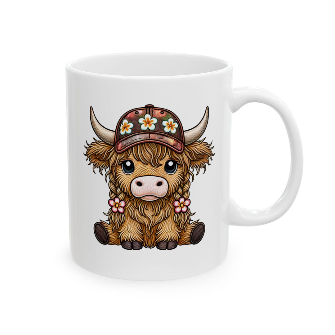 Summer Cow - Ceramic Mug, (11oz, 15oz)