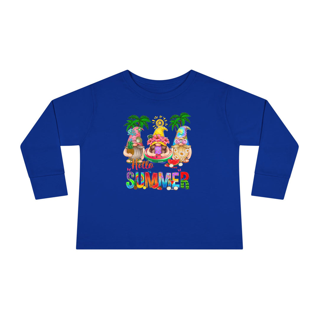 Summer Gnomes - Toddler Long Sleeve Tee