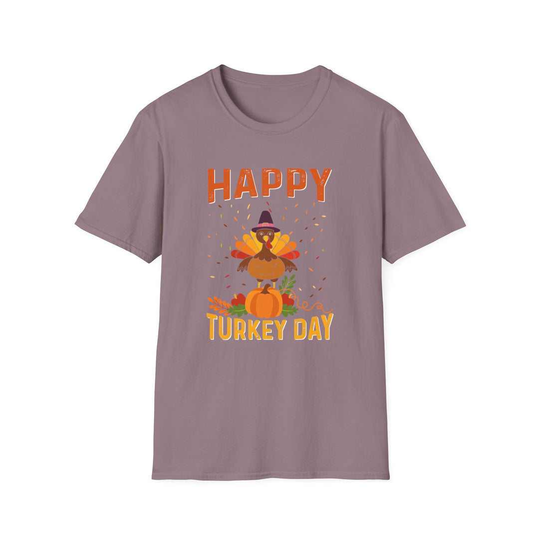 Happy Turkey Day - Unisex Softstyle T-Shirt