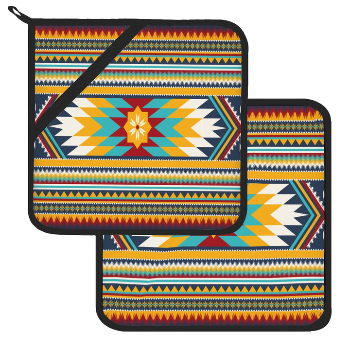 Gold Aztec - Pot Holders Set of 2