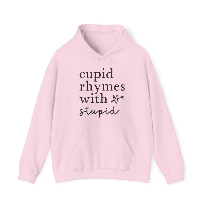 Cupid Rhymes With Stupid - Unisex Heavy Blend™ Hooded Sweatshirt
