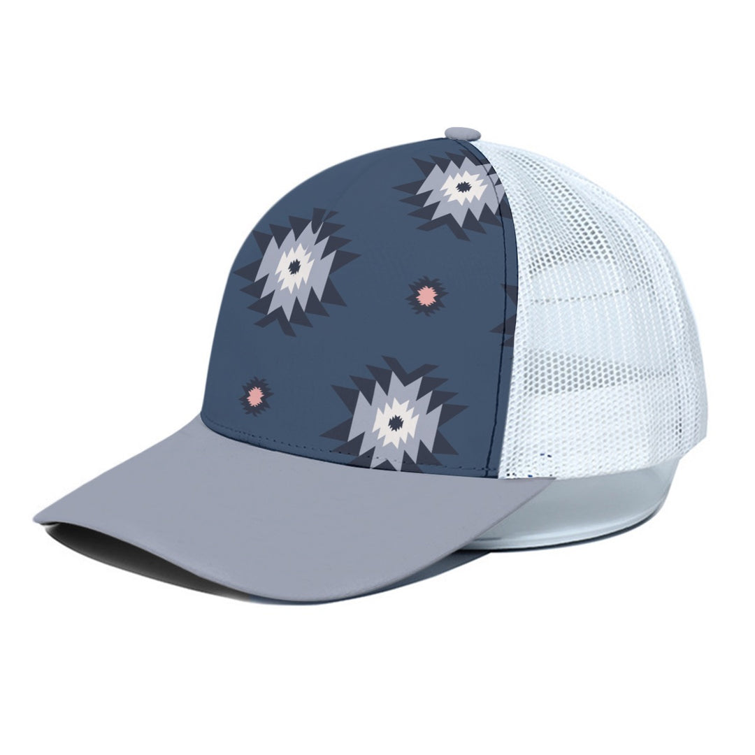 Native Aztec - Unisex Trucker Hat With White Half-mesh