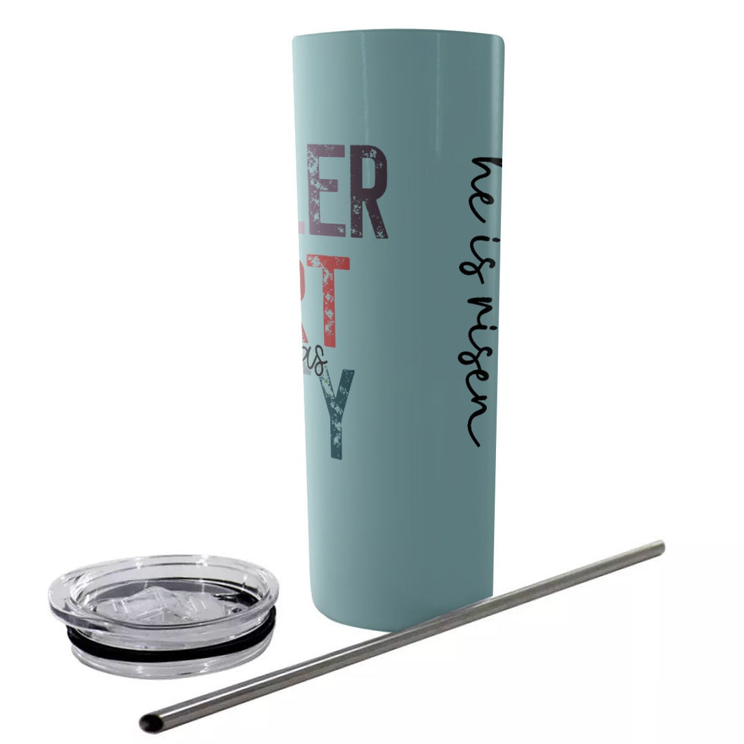 Spoiler Alert - Glitter Tumbler With Stainless Steel Straw 20oz