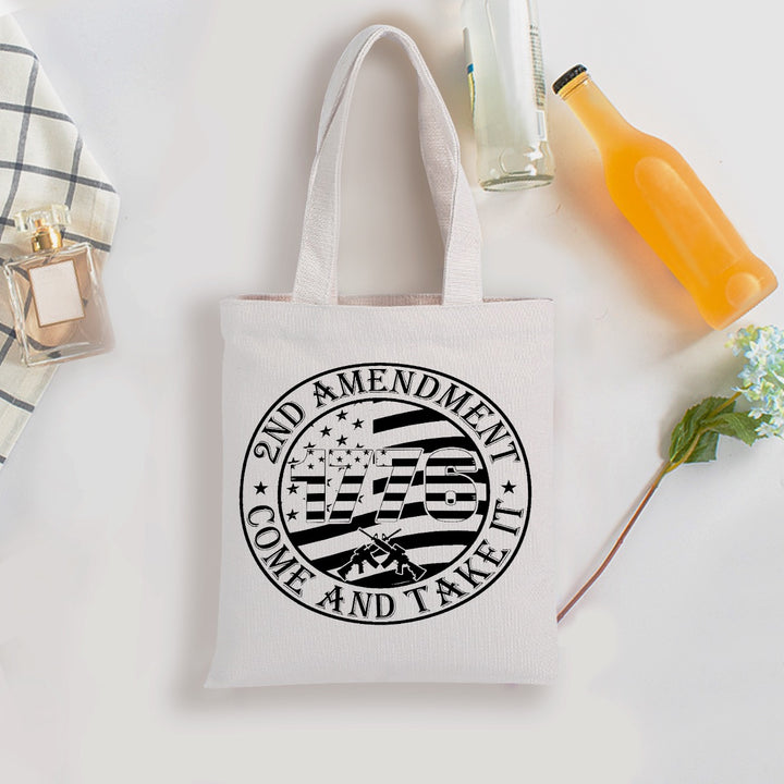 Come And Take It - Double-Sided Printed Canvas Bag