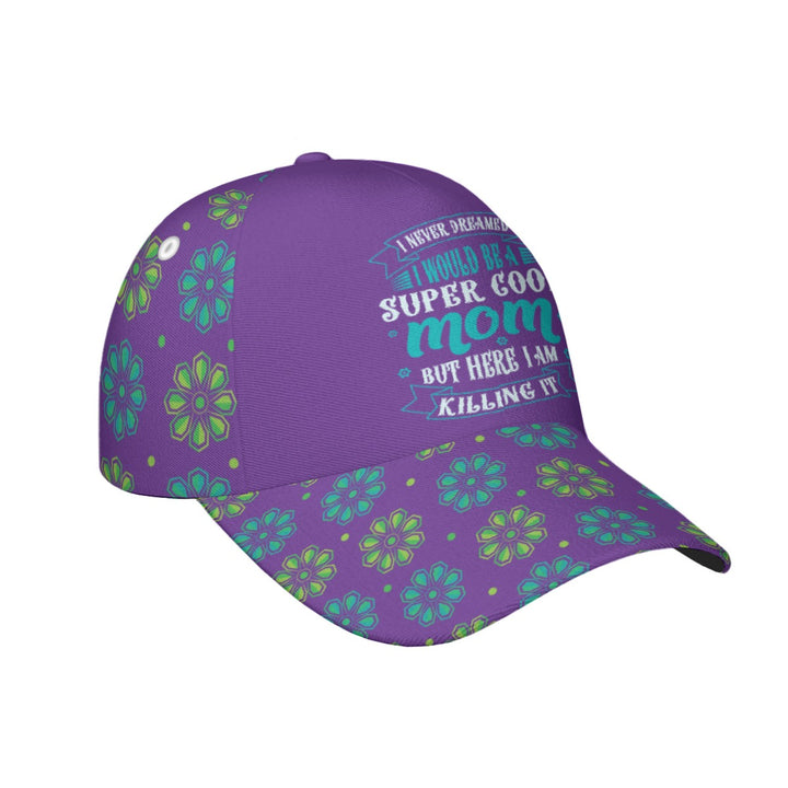 Super Cool Mom - All-Over Print Peaked Cap With Box