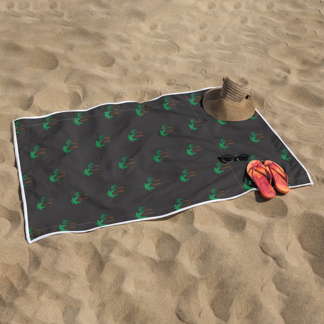 Palm Tree - Rectangular Beach Towel