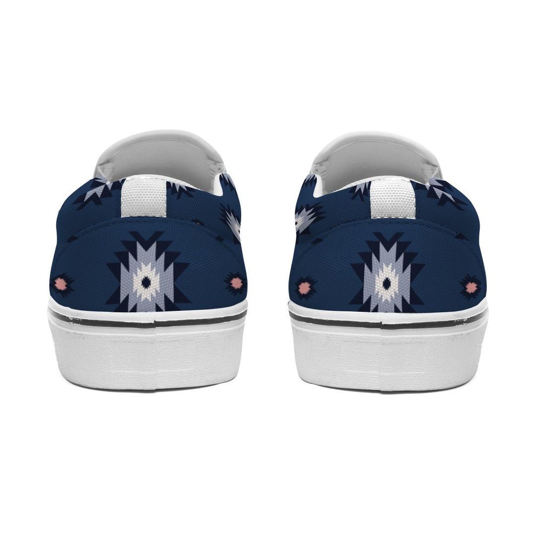 Native Aztec - Women's Slip On Sneakers