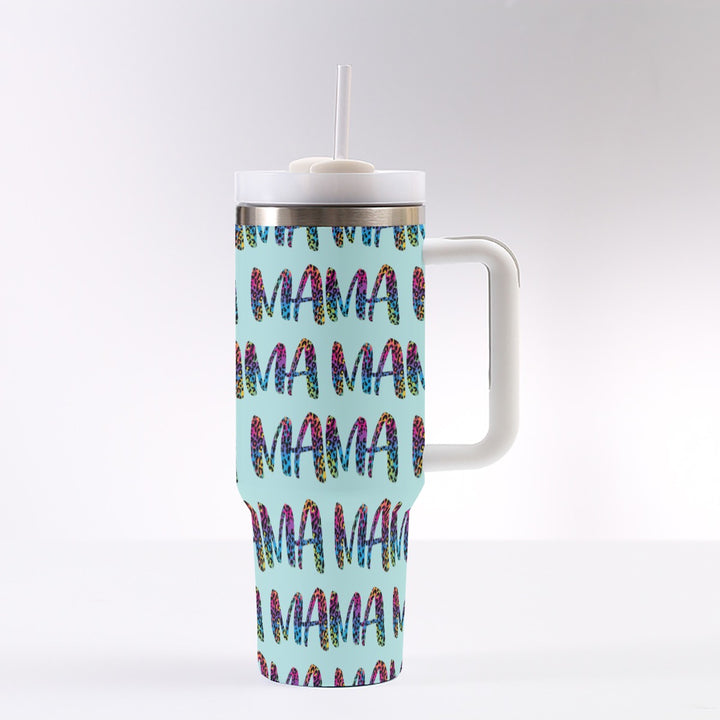 Mama - 40 oz Tumbler With Handle