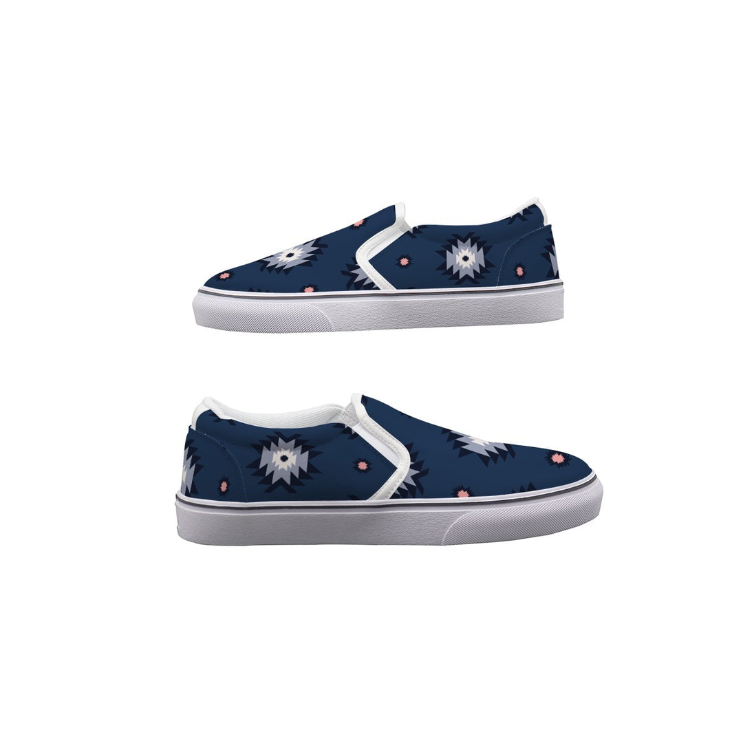 Native Aztec - Women's Slip On Sneakers