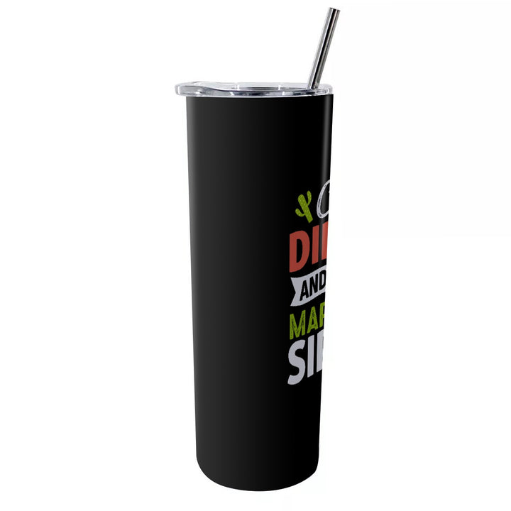 Chip Dippin - Glitter Tumbler With Stainless Steel Straw 20oz