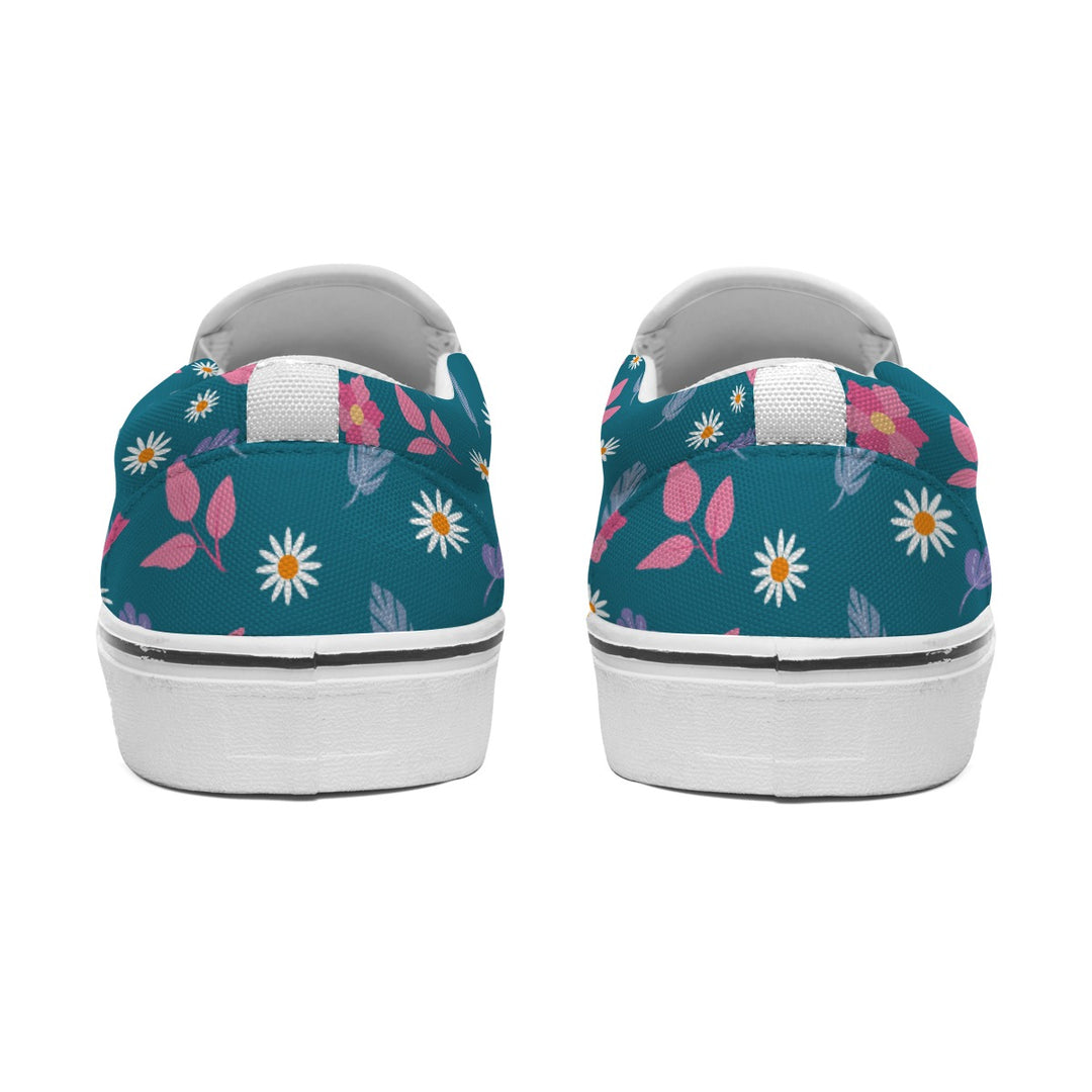 Bright Spring Pattern - Women's Slip On Sneakers
