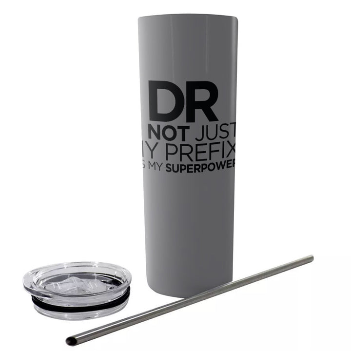 Dr. - Glitter Tumbler With Stainless Steel Straw 20oz