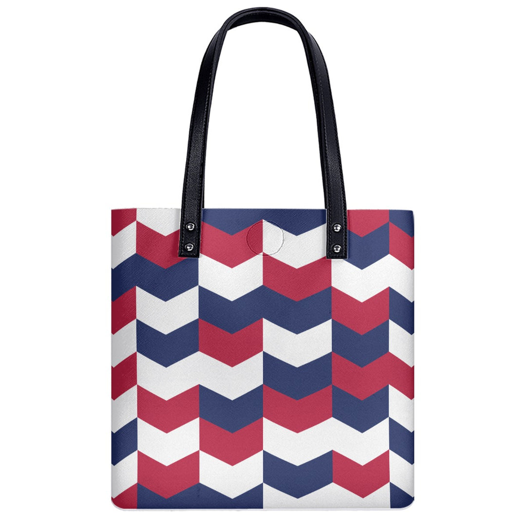 Patriotic Abstract - PU Shoulder Bag