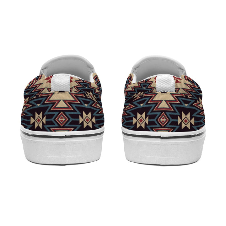 Tribal Indian Tan - Women's Slip On Sneakers