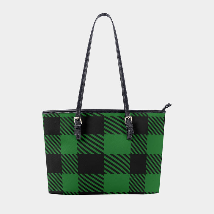 Green Plaid - Women's Tote Bag | PU