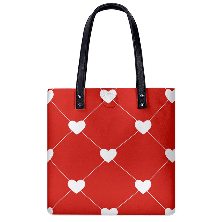 White Heart Diamond - PU Shoulder Bag