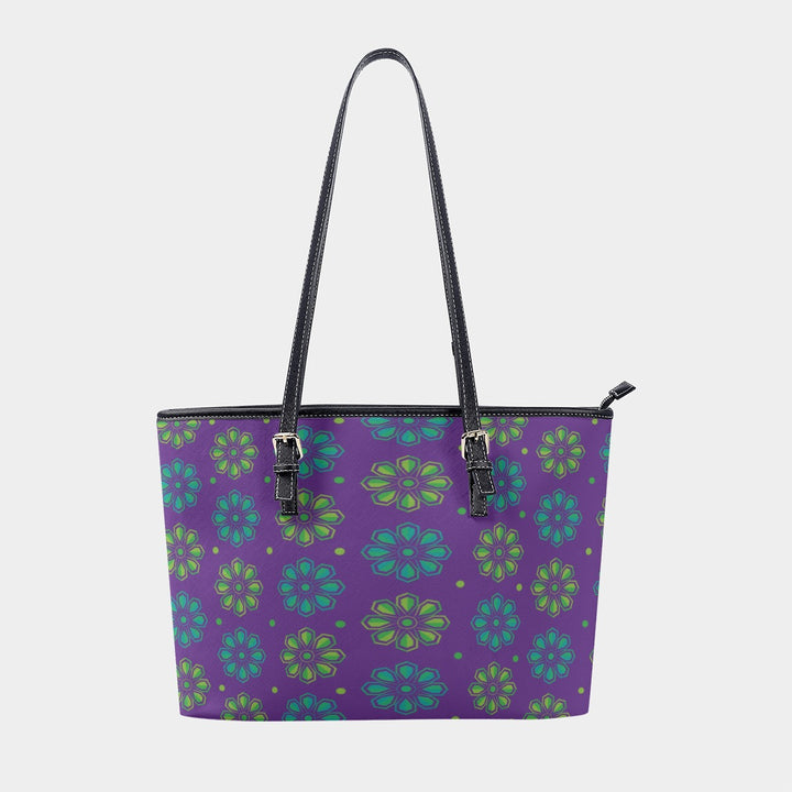 Neon Flowers - Women's Tote Bag | PU