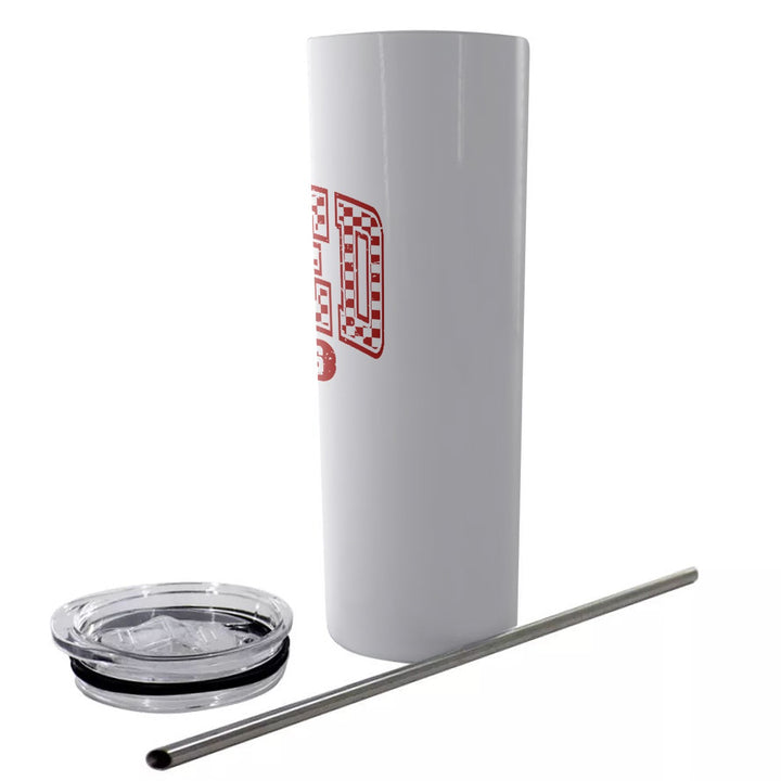 John 3:16 - Glitter Tumbler With Stainless Steel Straw 20oz