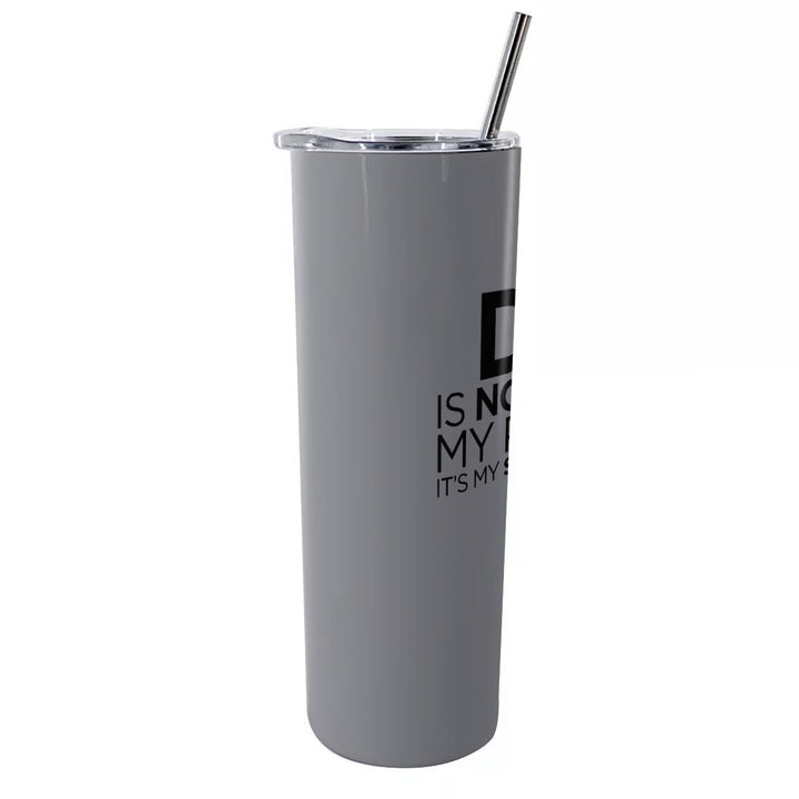 Dr. - Glitter Tumbler With Stainless Steel Straw 20oz