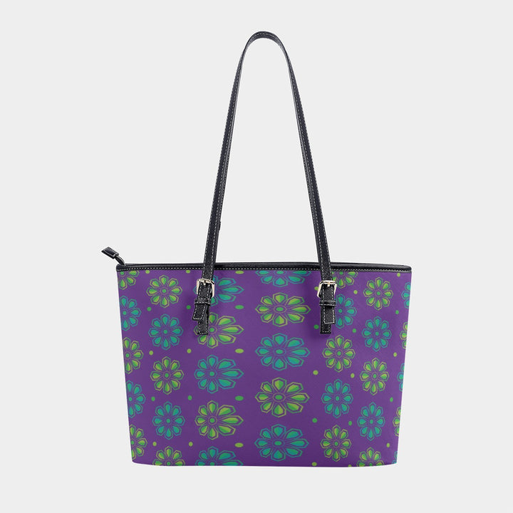 Neon Flowers - Women's Tote Bag | PU