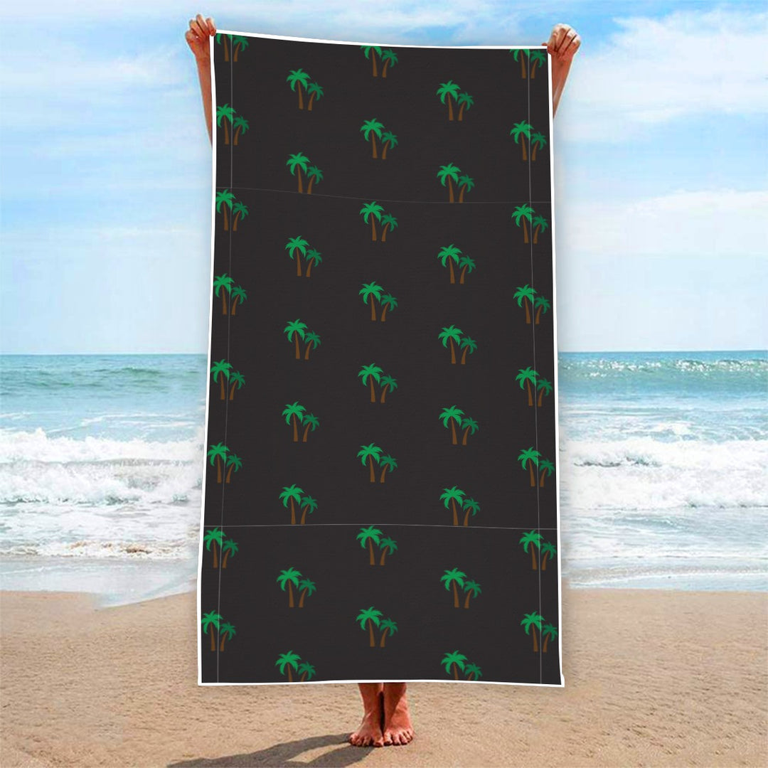 Palm Tree - Rectangular Beach Towel