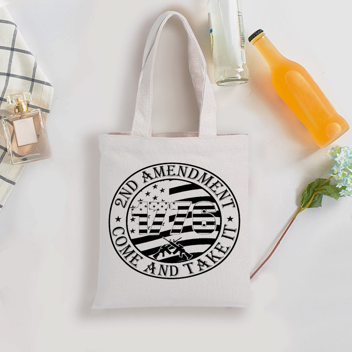 Come And Take It - Double-Sided Printed Canvas Bag