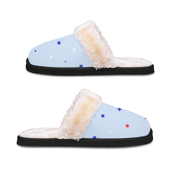 Stars - Women's Home Plush Slippers