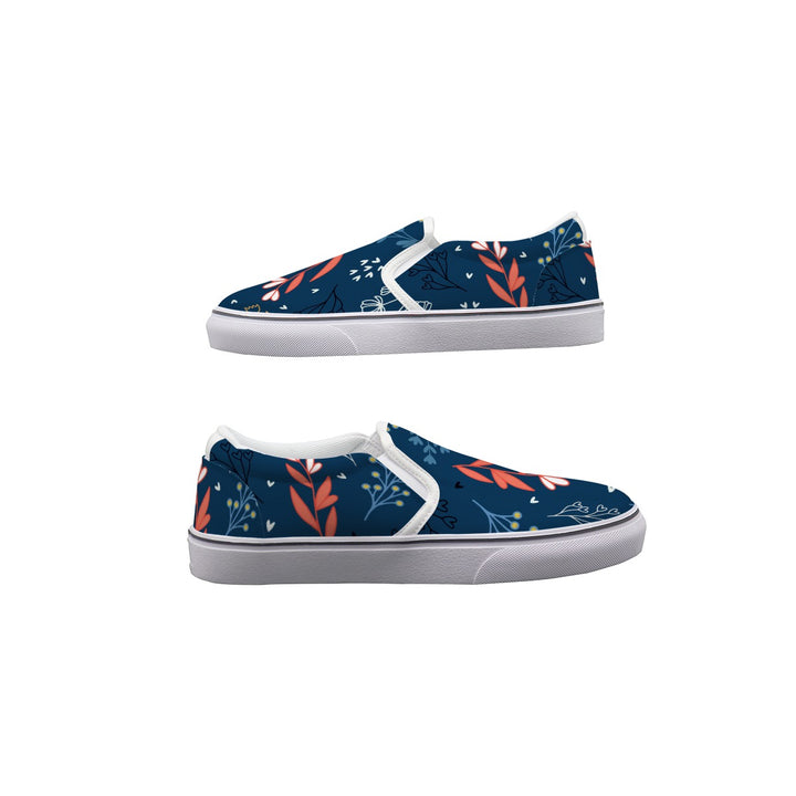 Beautiful Floral - Women's Slip On Sneakers