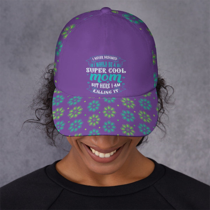Super Cool Mom - All-Over Print Peaked Cap With Box
