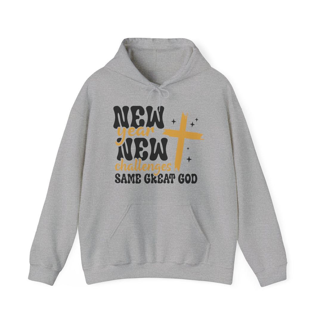 New year Same Great God - Unisex Heavy Blend™ Hooded Sweatshirt