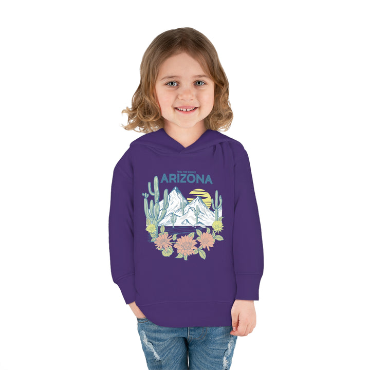 Feel The Sunset Arizona - Toddler Pullover Fleece Hoodie