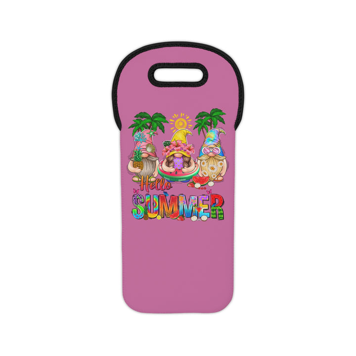 Summer Gnomes - Wine Tote Bag