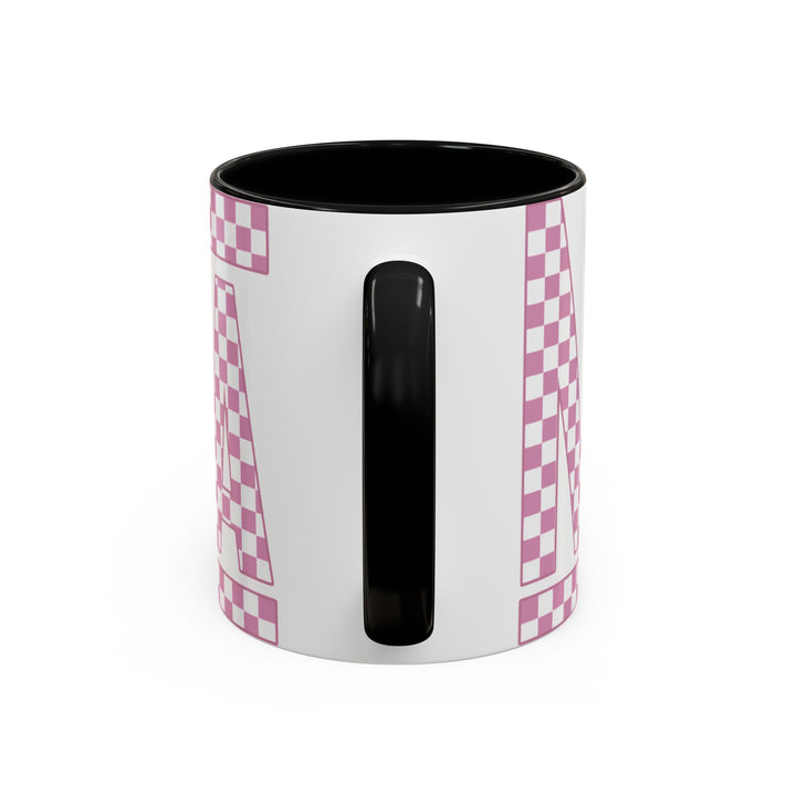 Pink Check Mama - Accent Coffee Mug (11, 15oz)