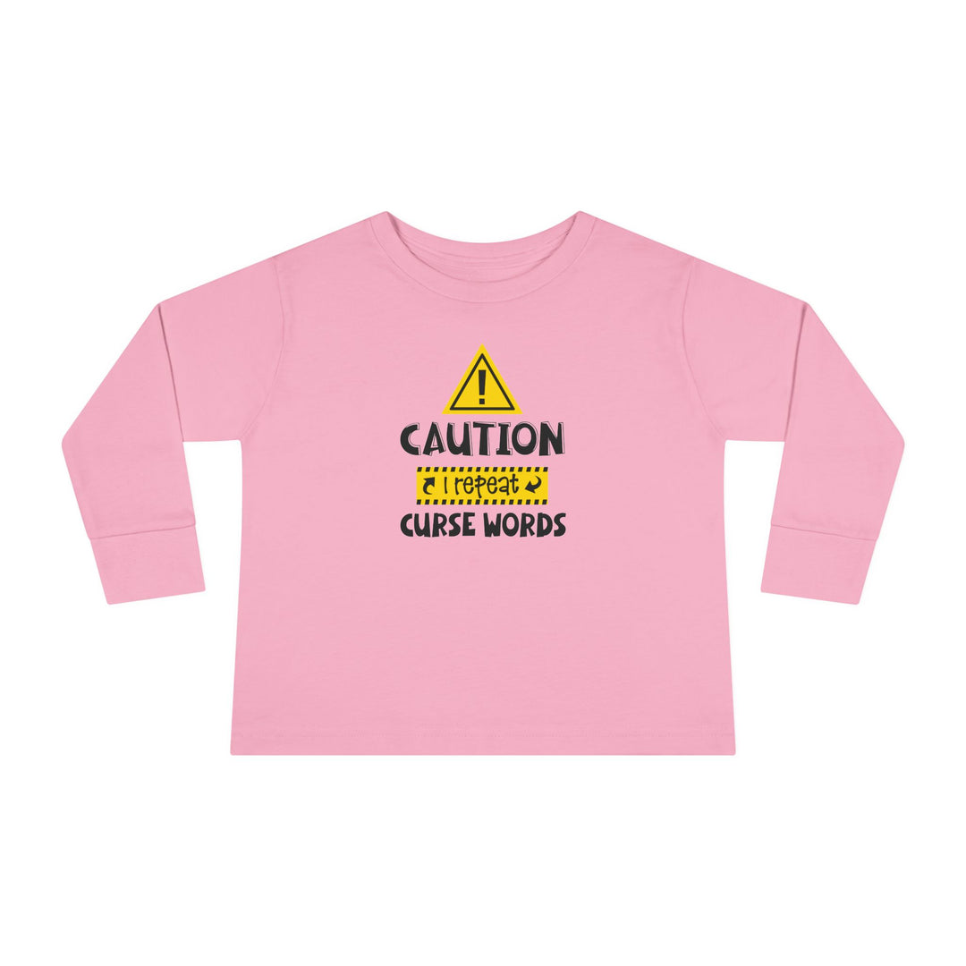 Caution - Toddler Long Sleeve Tee