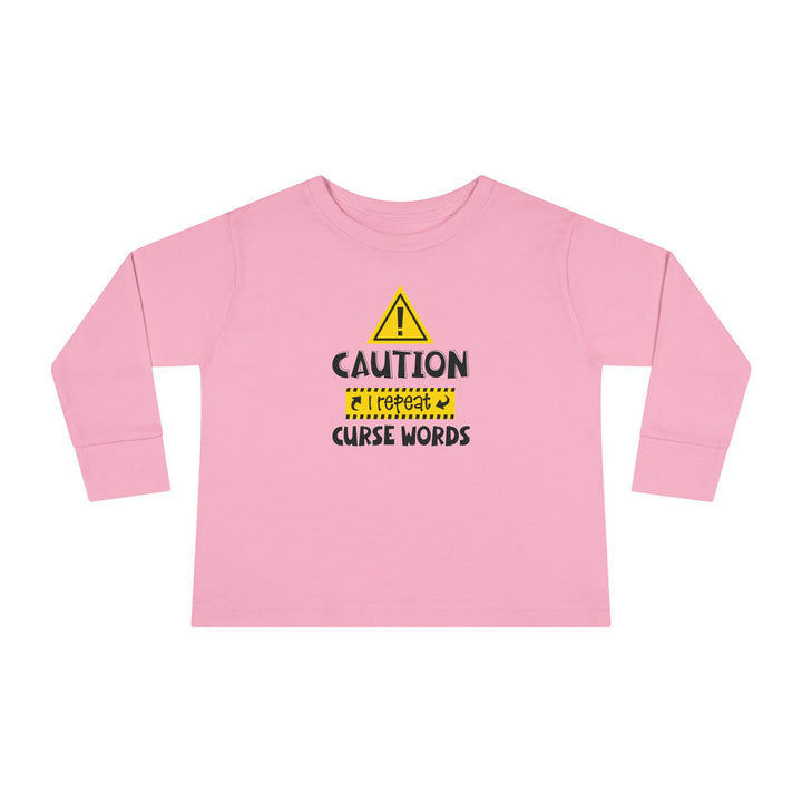 Caution - Toddler Long Sleeve Tee