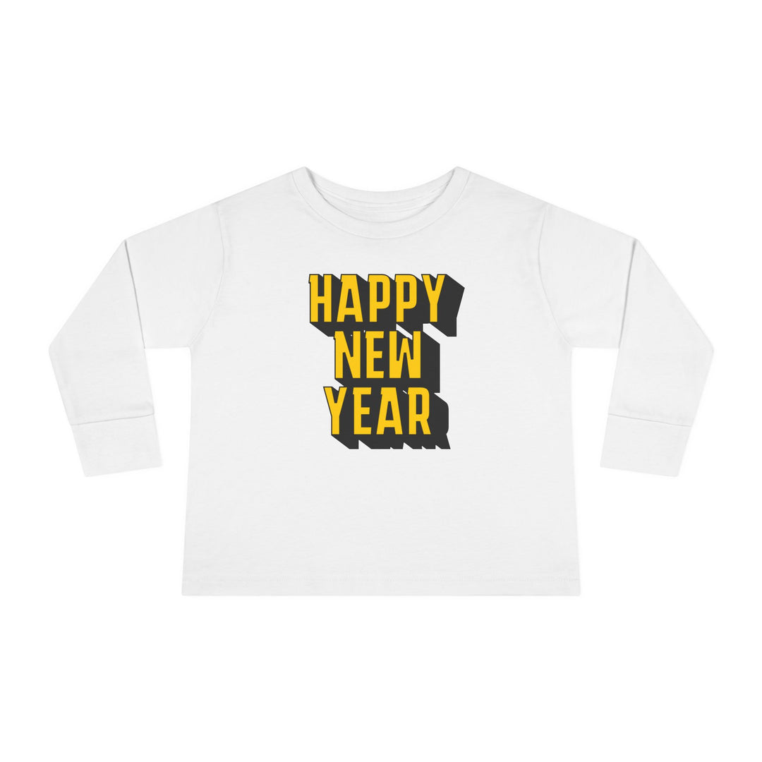 Block Happy New Year - Toddler Long Sleeve Tee