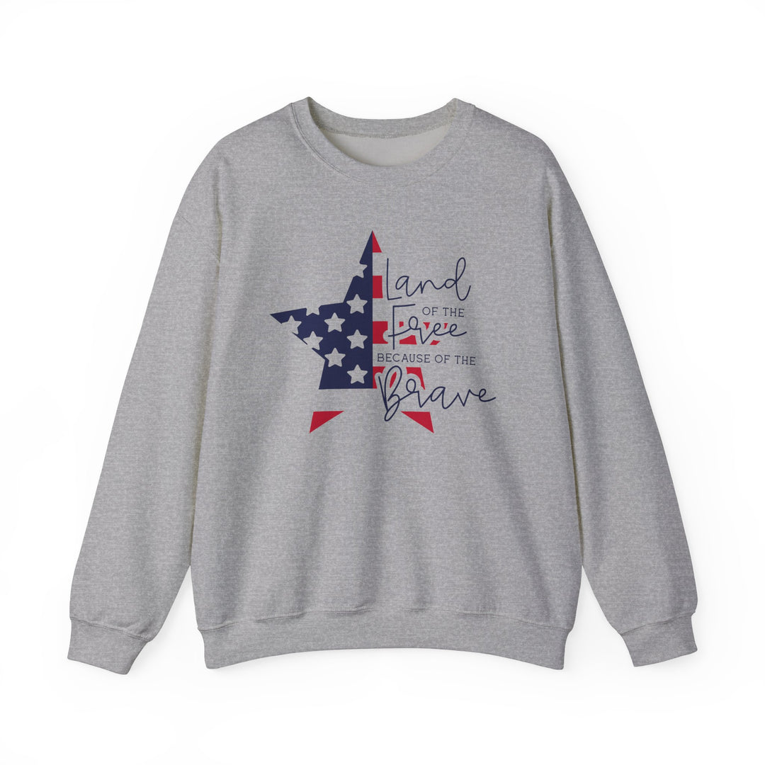 Land Of The Free - Unisex Heavy Blend™ Crewneck Sweatshirt