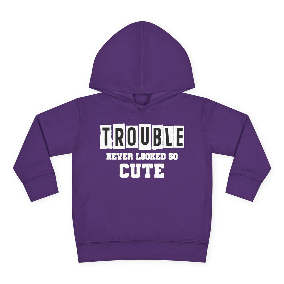 Trouble Never Looked So Cute - Toddler Pullover Fleece Hoodie