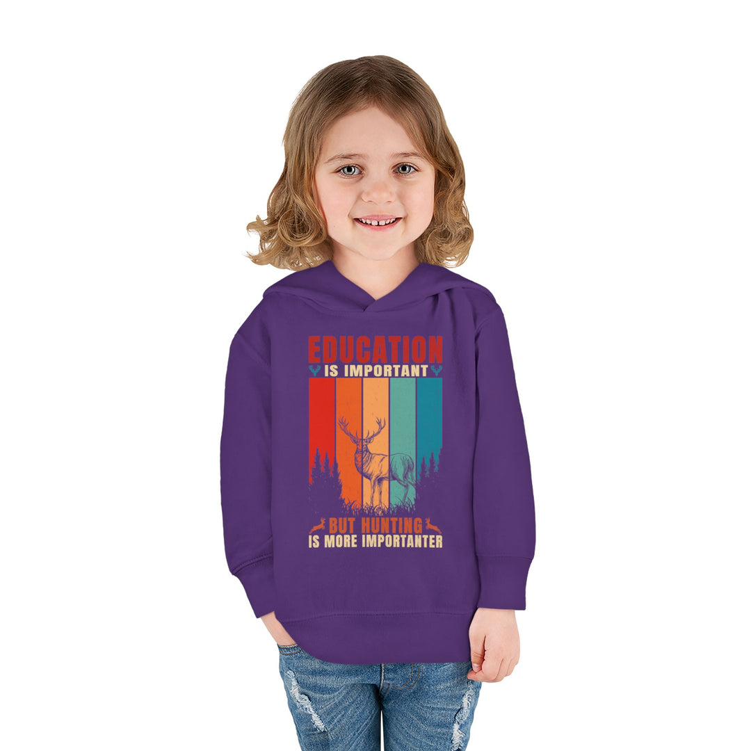 Hunting Education - Toddler Pullover Fleece Hoodie