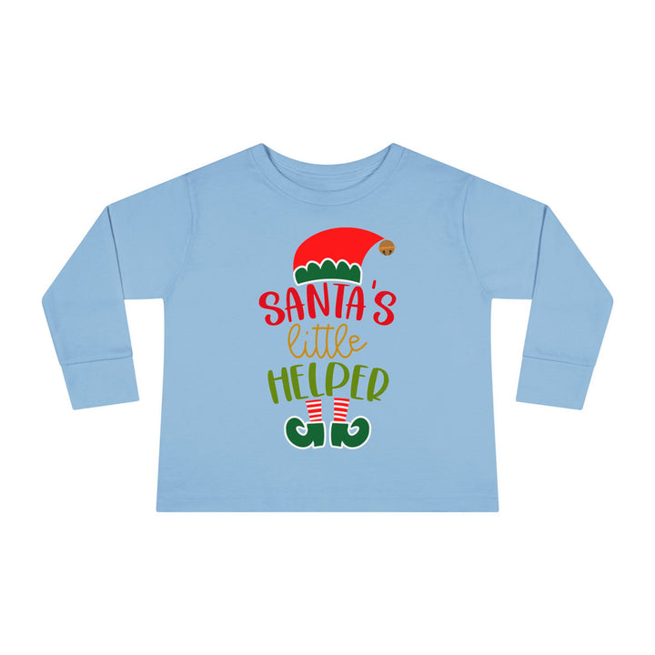 Santa's Little Helper - Toddler Long Sleeve Tee