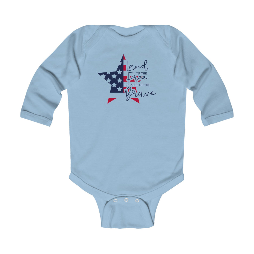 Land Of The Free - Infant Long Sleeve Bodysuit