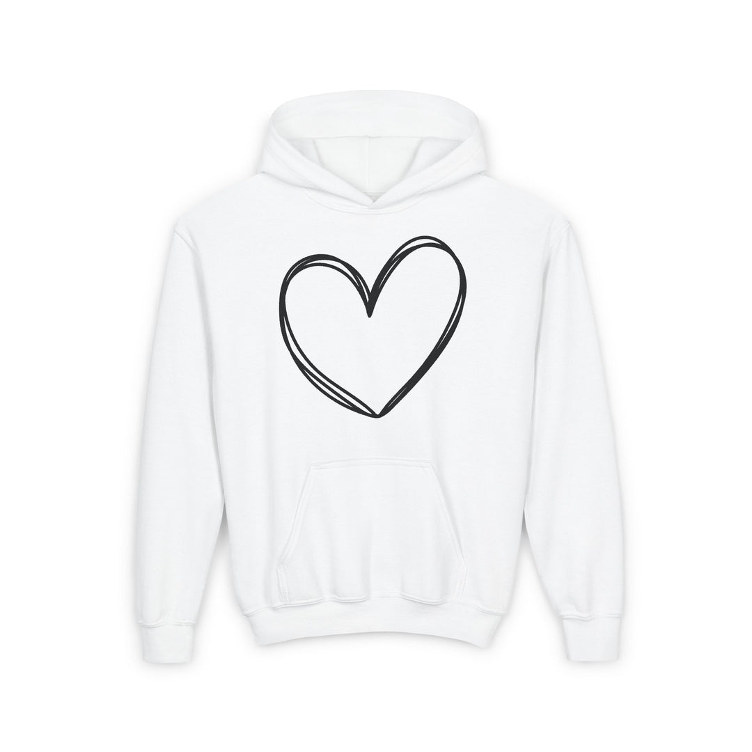 Heart - Youth Heavy Blend Hooded Sweatshirt