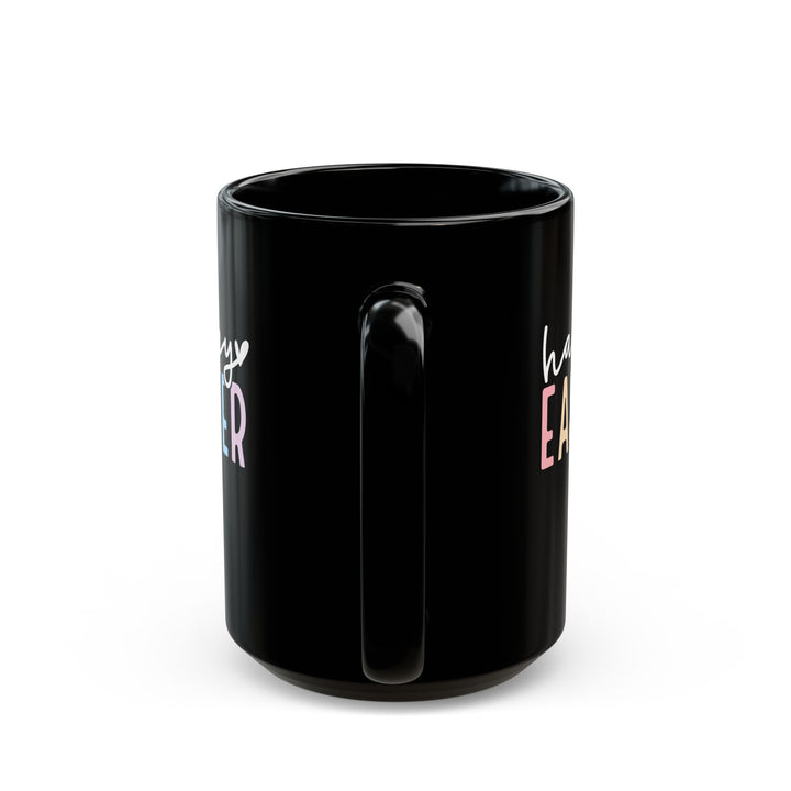 Pastel Happy Easter - Black Mug (11oz, 15oz)